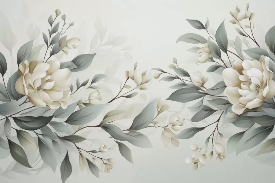 Fototapeedid Lehed ja õied w04976