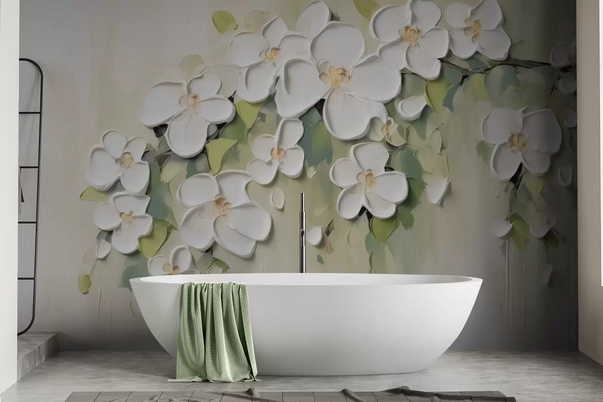 Fototapeedid Õitega oks w04978