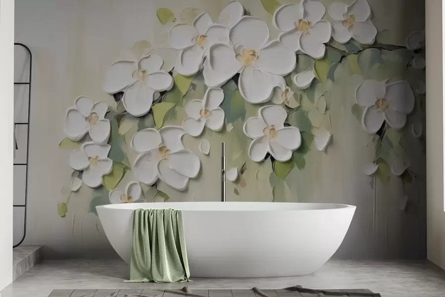 Fototapeedid Õitega oks w04978