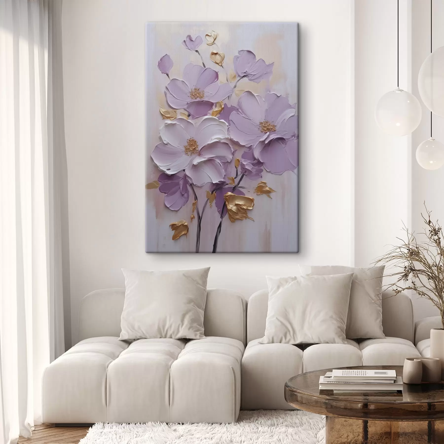 Pilt Abstraktsed lilled s46838