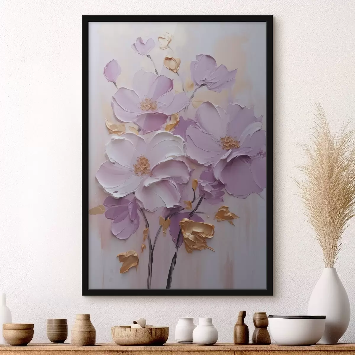 Plakat Abstraktsed lilled f46838