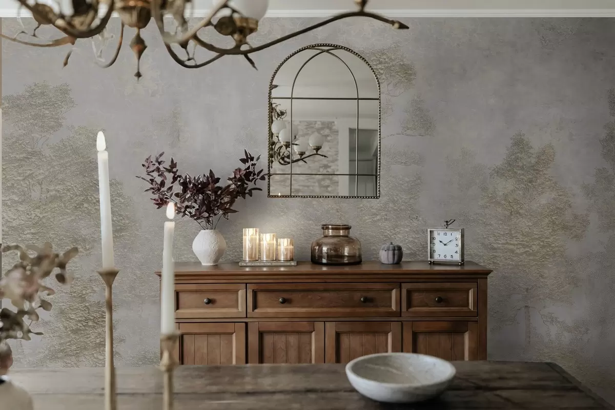 Fototapeedid Uduvõrk metsas valge toonekurg ja pehme tekstuur w04953