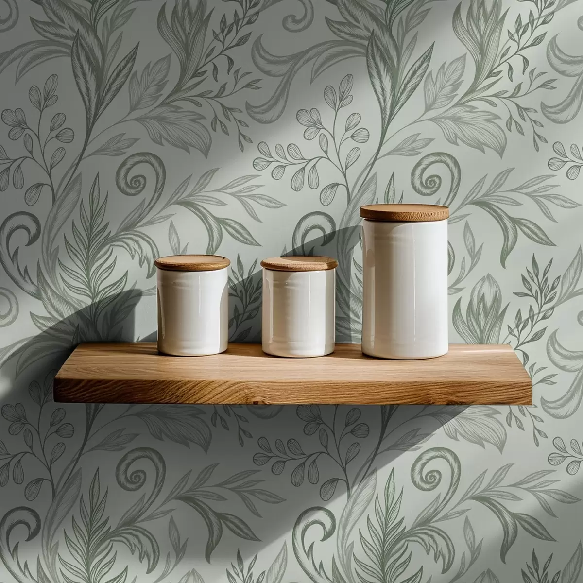 Tapeet Pehmed mündilehed, mis on kerkinud õrnade hallikaspruunide joontega a00935v3