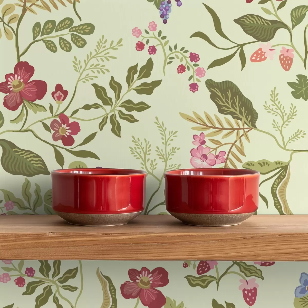 Tapeet Õitsev aed marjade, viinamarjade ja looduslilledega a00961