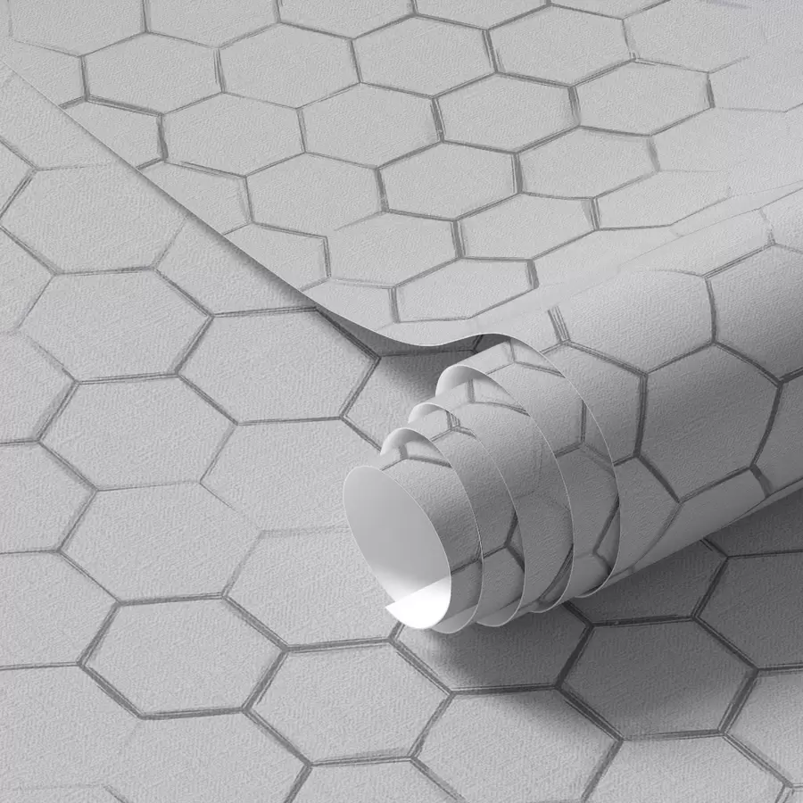 Fototapeedid Helehallil tekstuuriga taustal peenike kuusnurkne võre a01060