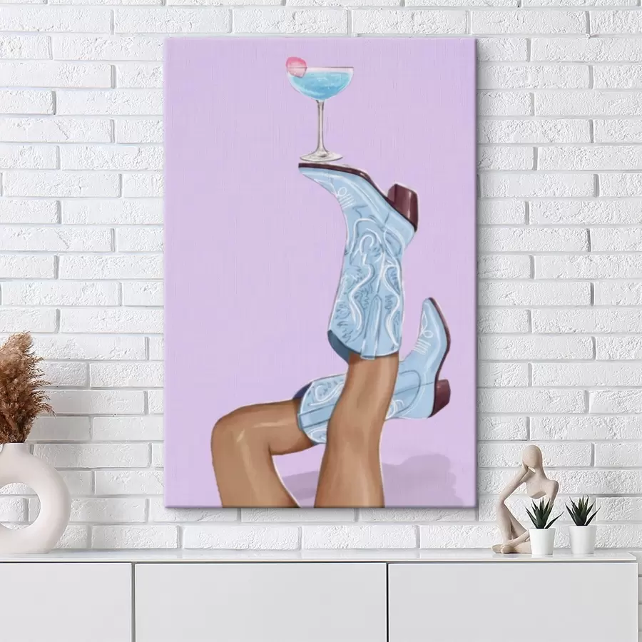 Pilt Sinised saapad klaasiga s46845