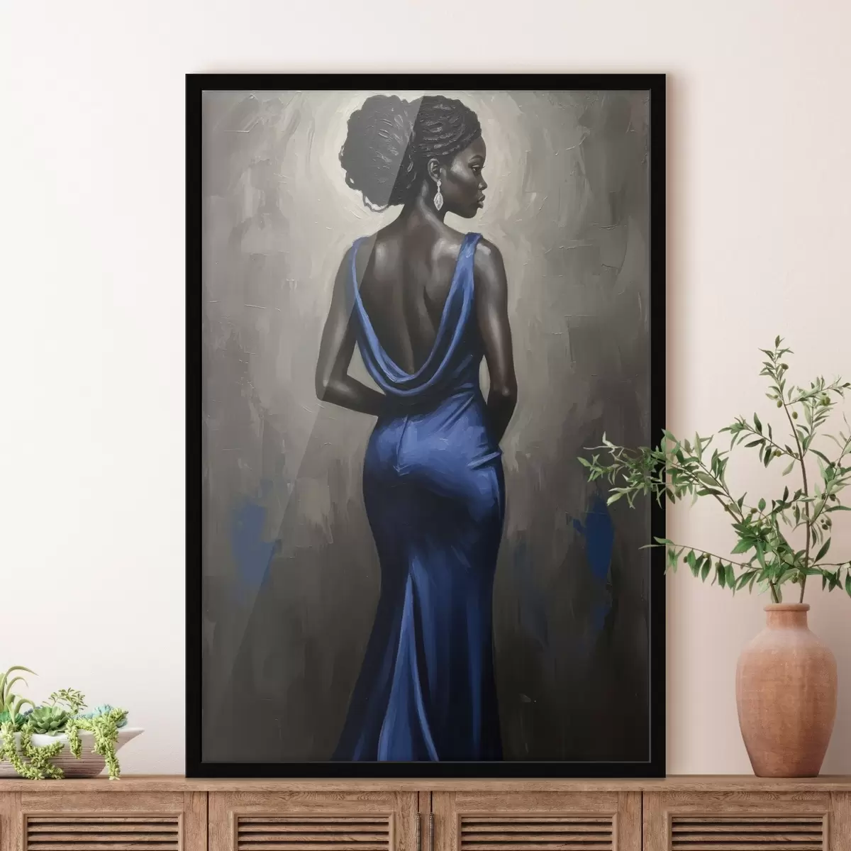 Plakat Tüdruk kleidis f46856