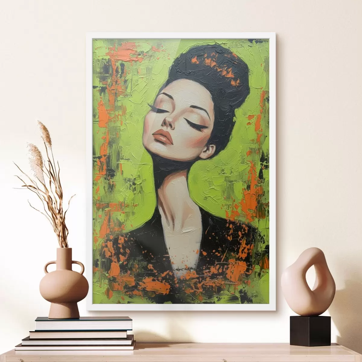 Plakat Tüdruku portree f46860