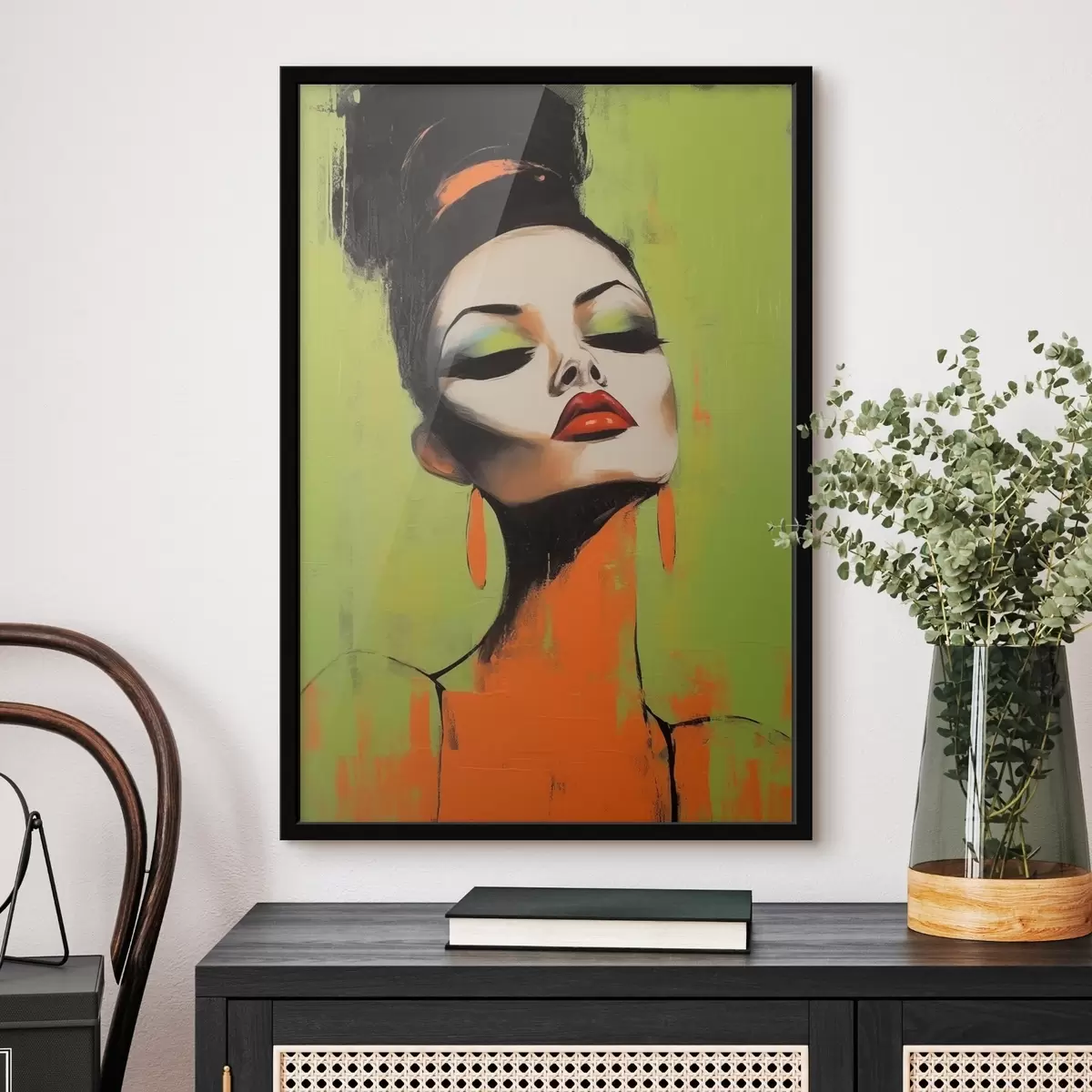 Plakat Tüdruku portree f46866