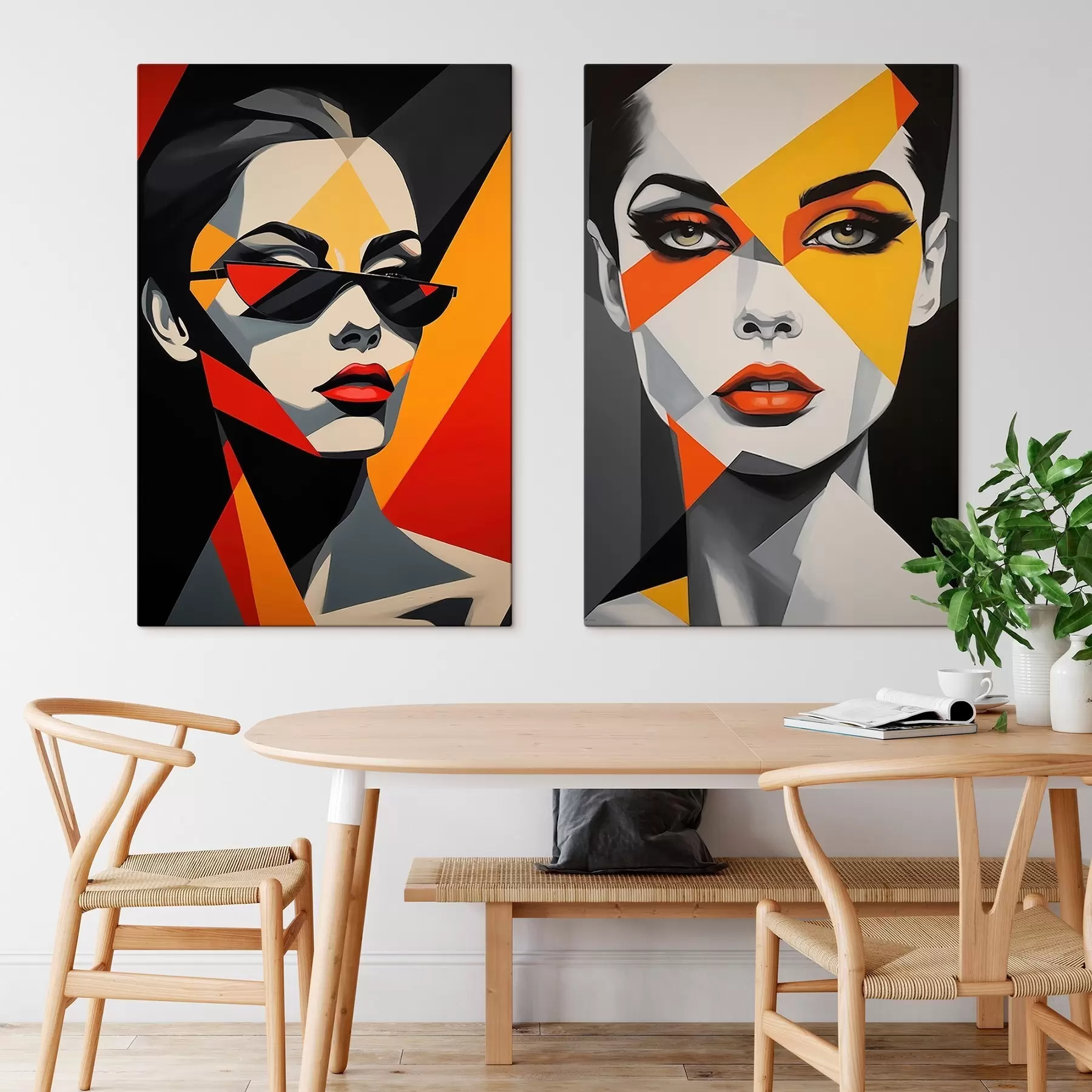 Pilt Abstraktsed portreed m01077