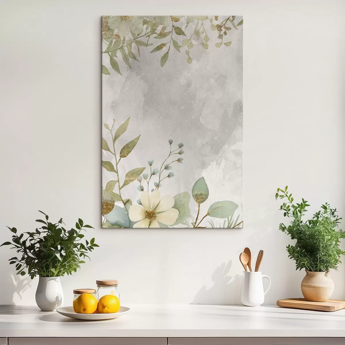 Pilt Õrnad taimed heledal taustal s46893