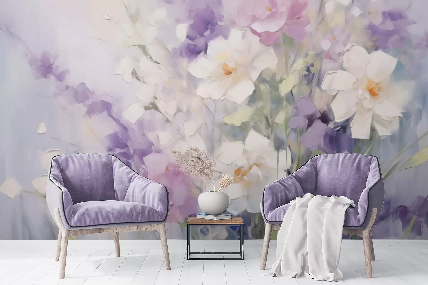 Fototapeedid Abstraktne lillekimp w09597