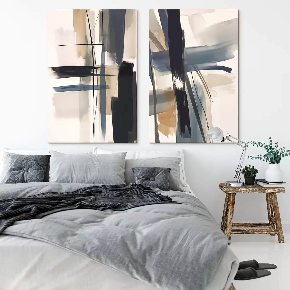 Pilt Abstraktne pintslitõmbe imitatsioon m01076