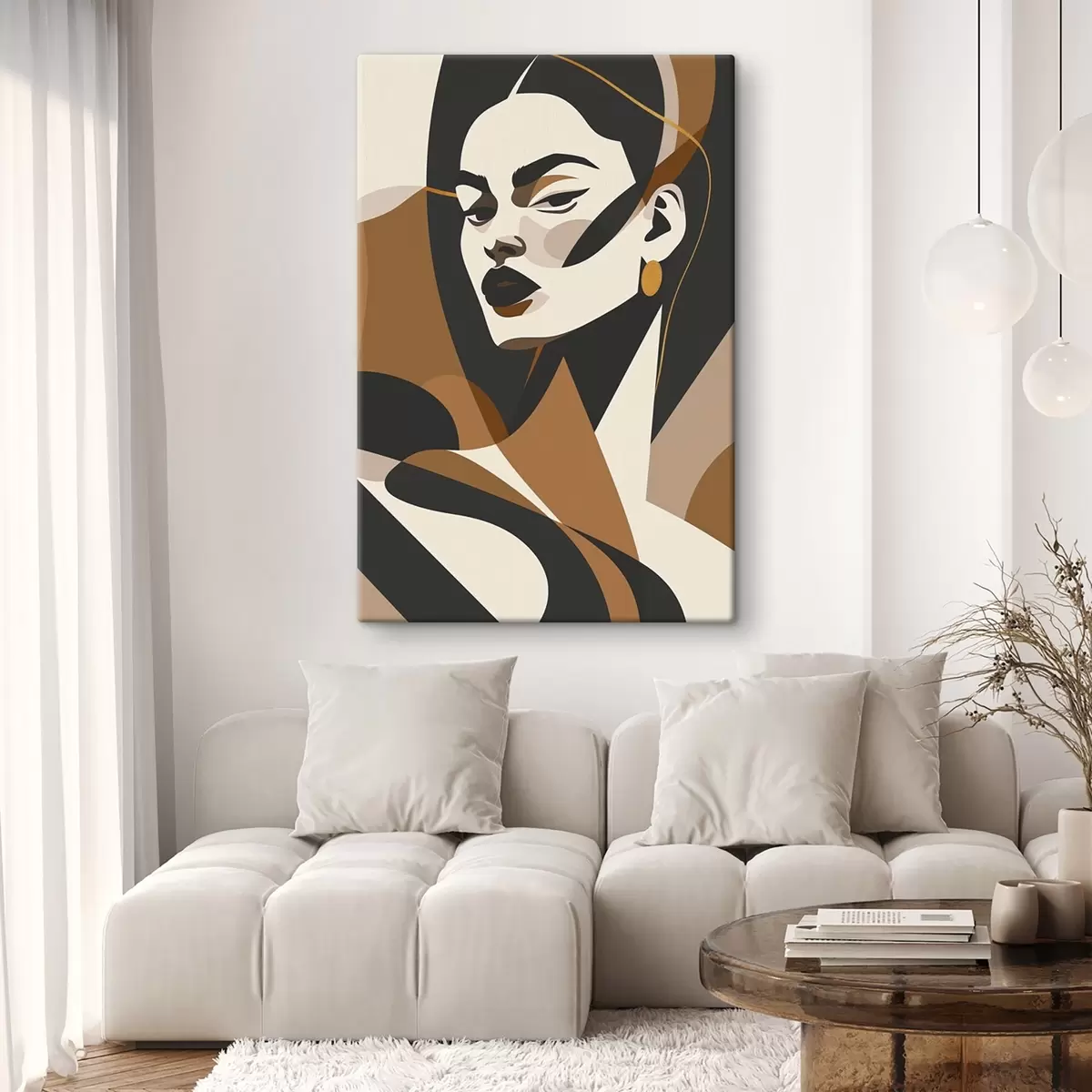 Pilt Abstraktne naise portree s46905