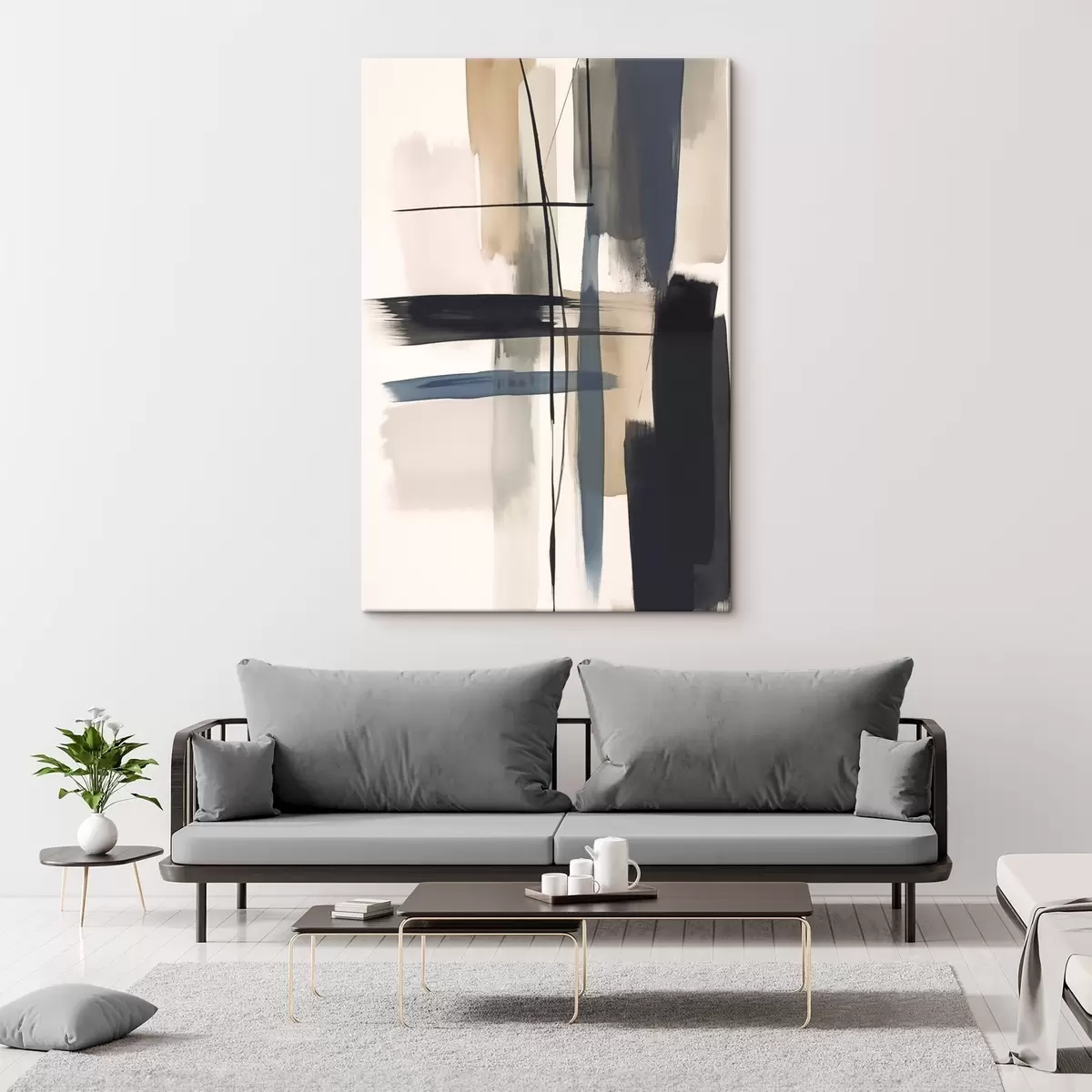 Pilt Abstraktne pintslitõmbe imitatsioon s46907