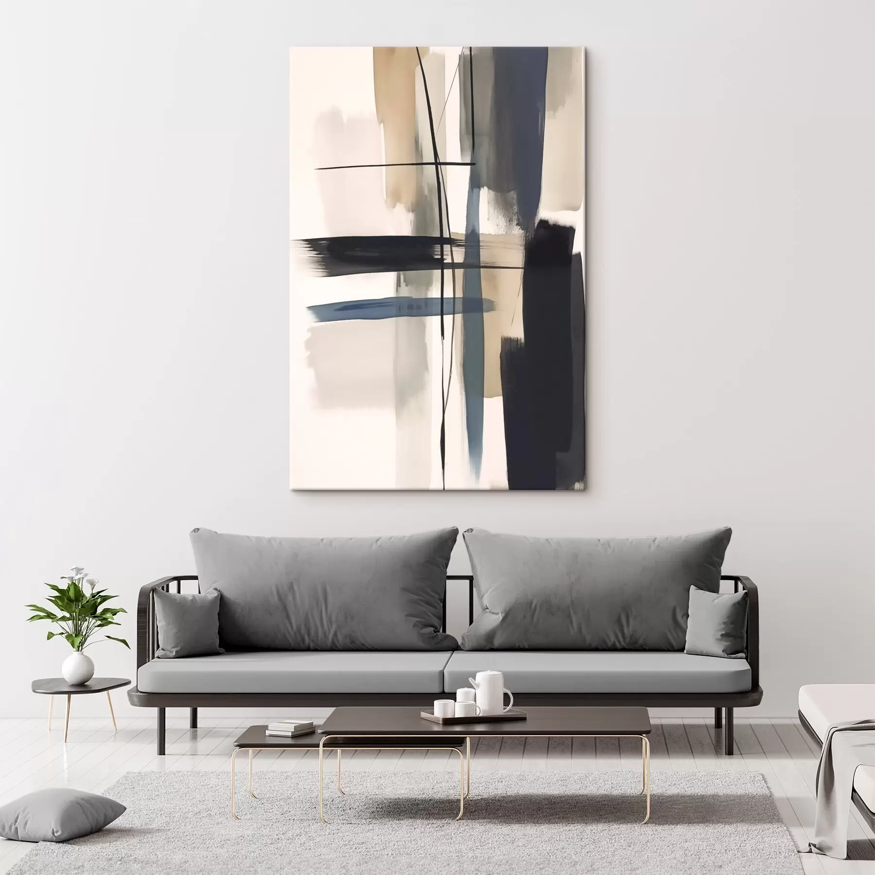 Pilt Abstraktne pintslitõmbe imitatsioon s46907