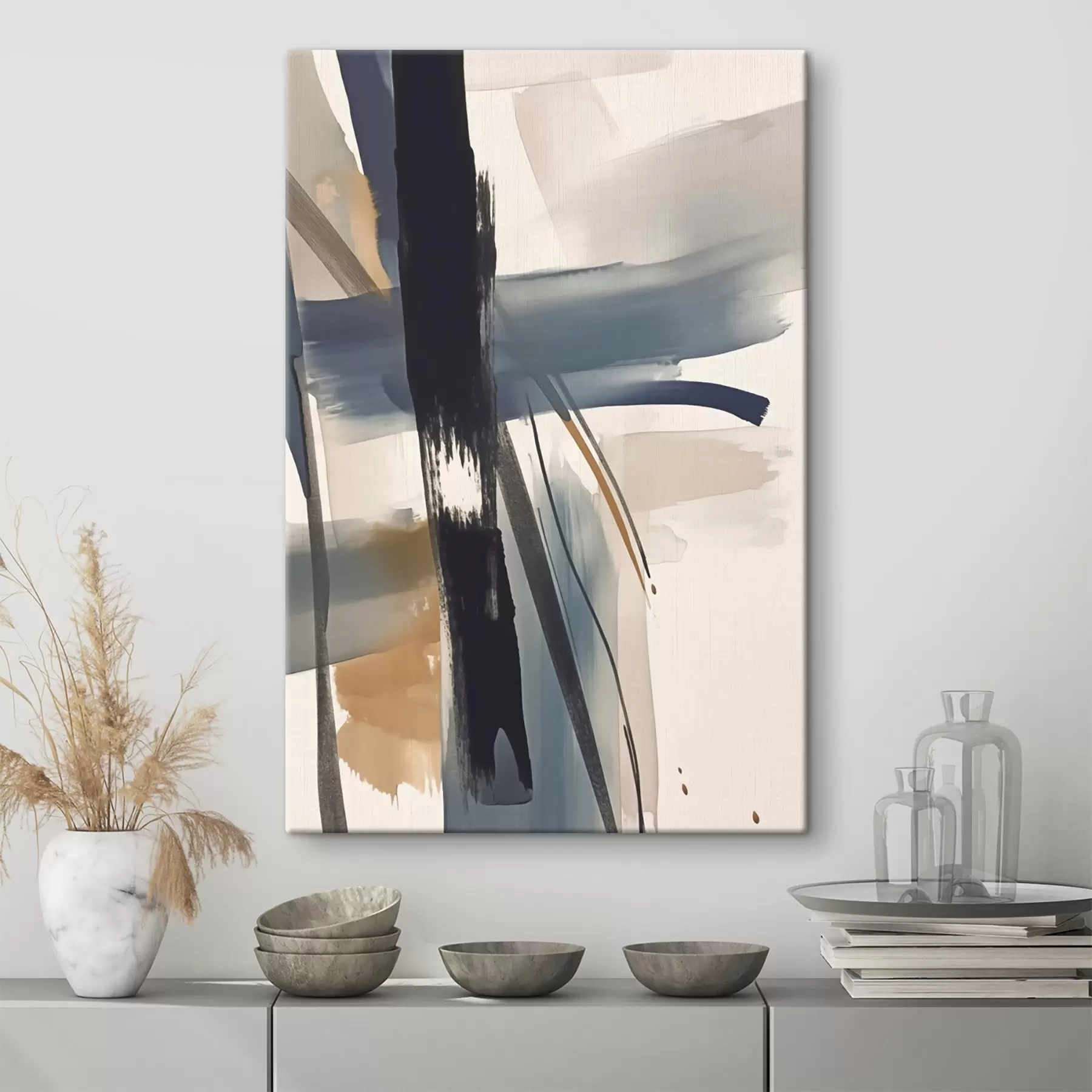 Pilt Abstraktne pintslitõmbe imitatsioon s46908