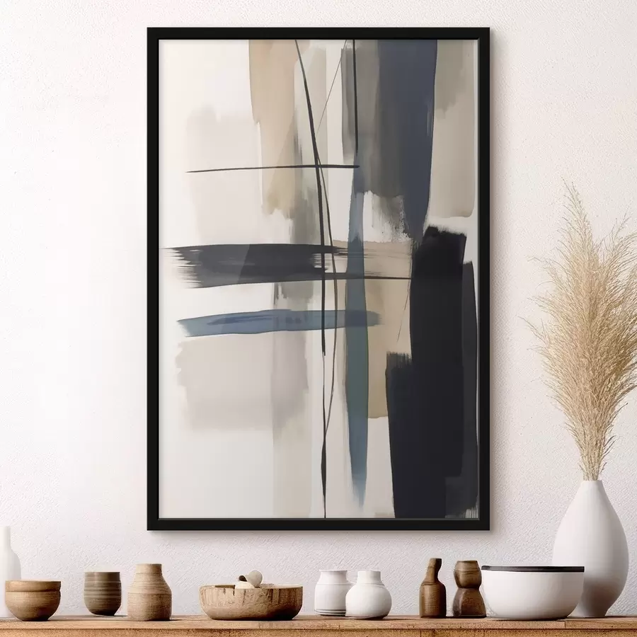 Fototapeedid Abstraktne pintslitõmbe imitatsioon f46907