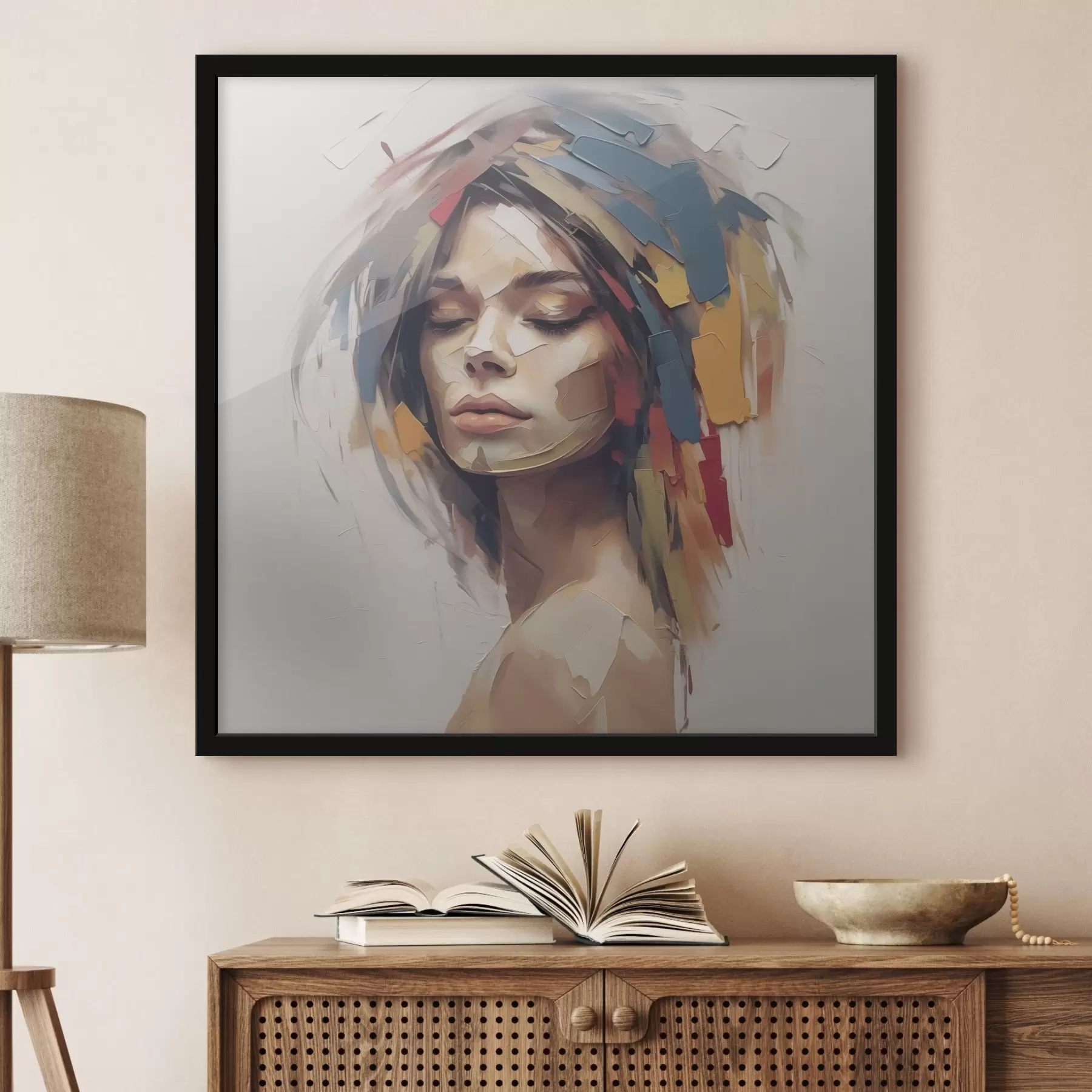 Fototapeedid Abstraktne naise portree f46917