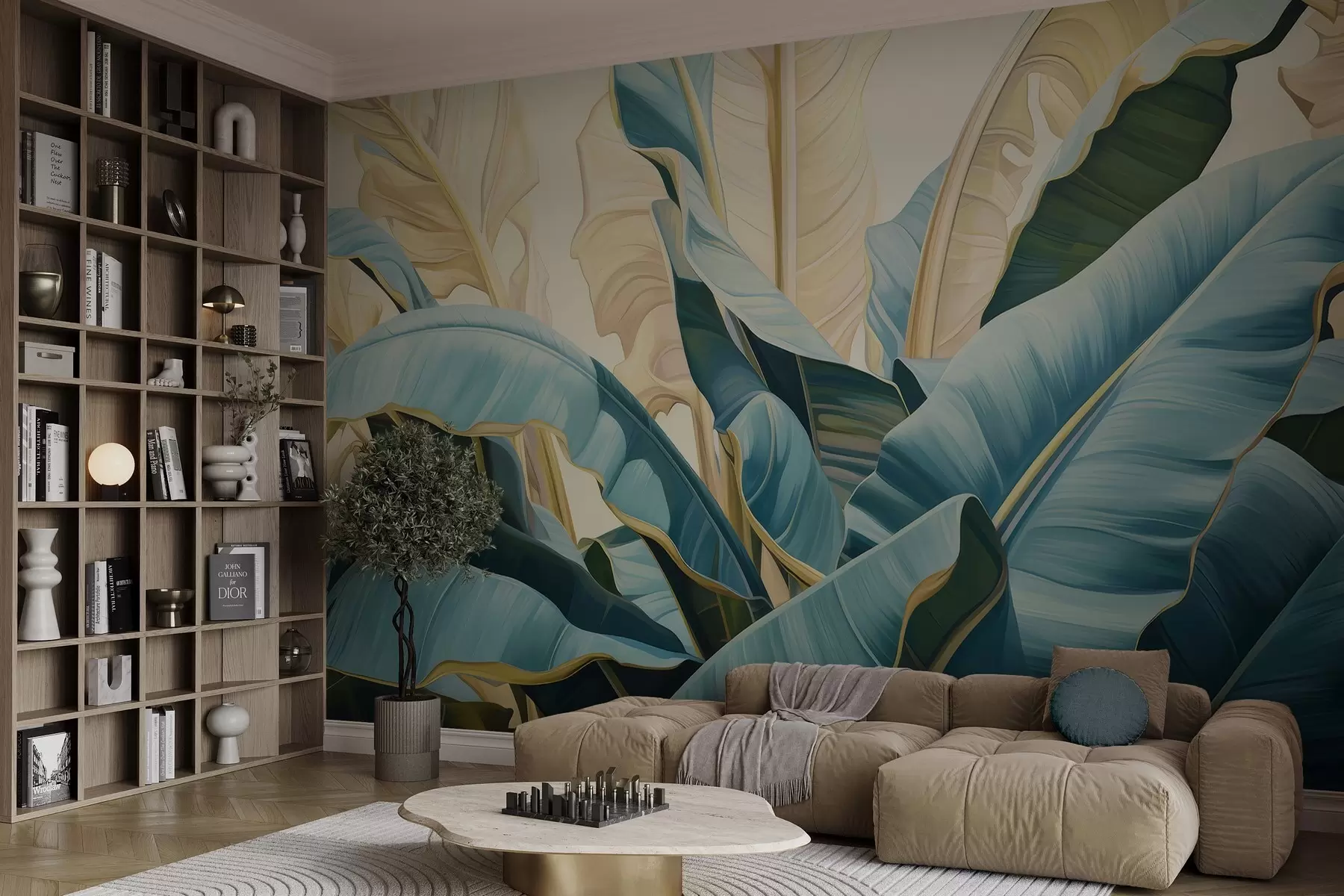 Fototapeedid Suured banaanilehed w05005