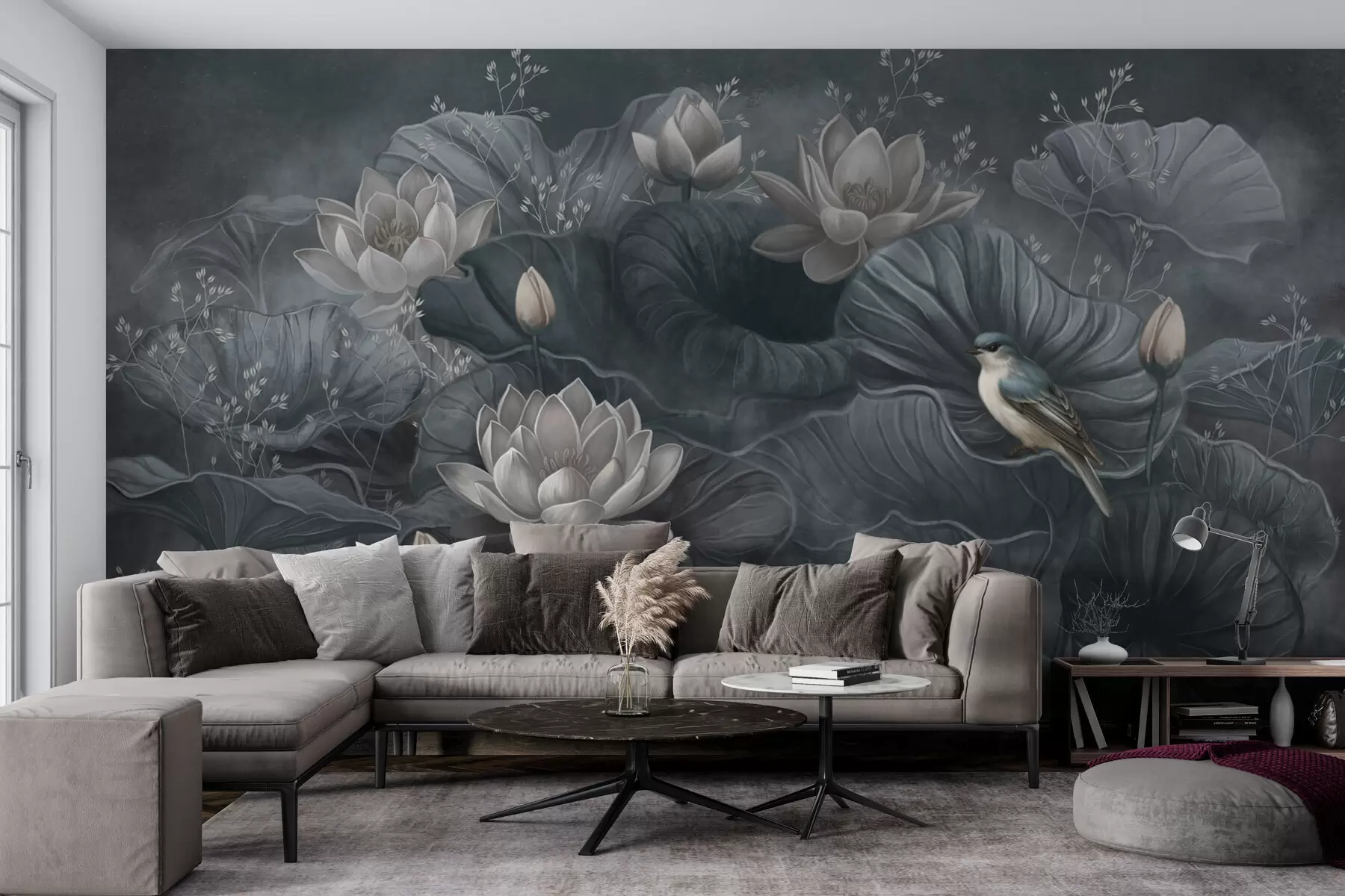 Fototapeedid Rahu looduse elegantsete õite keskel w02407