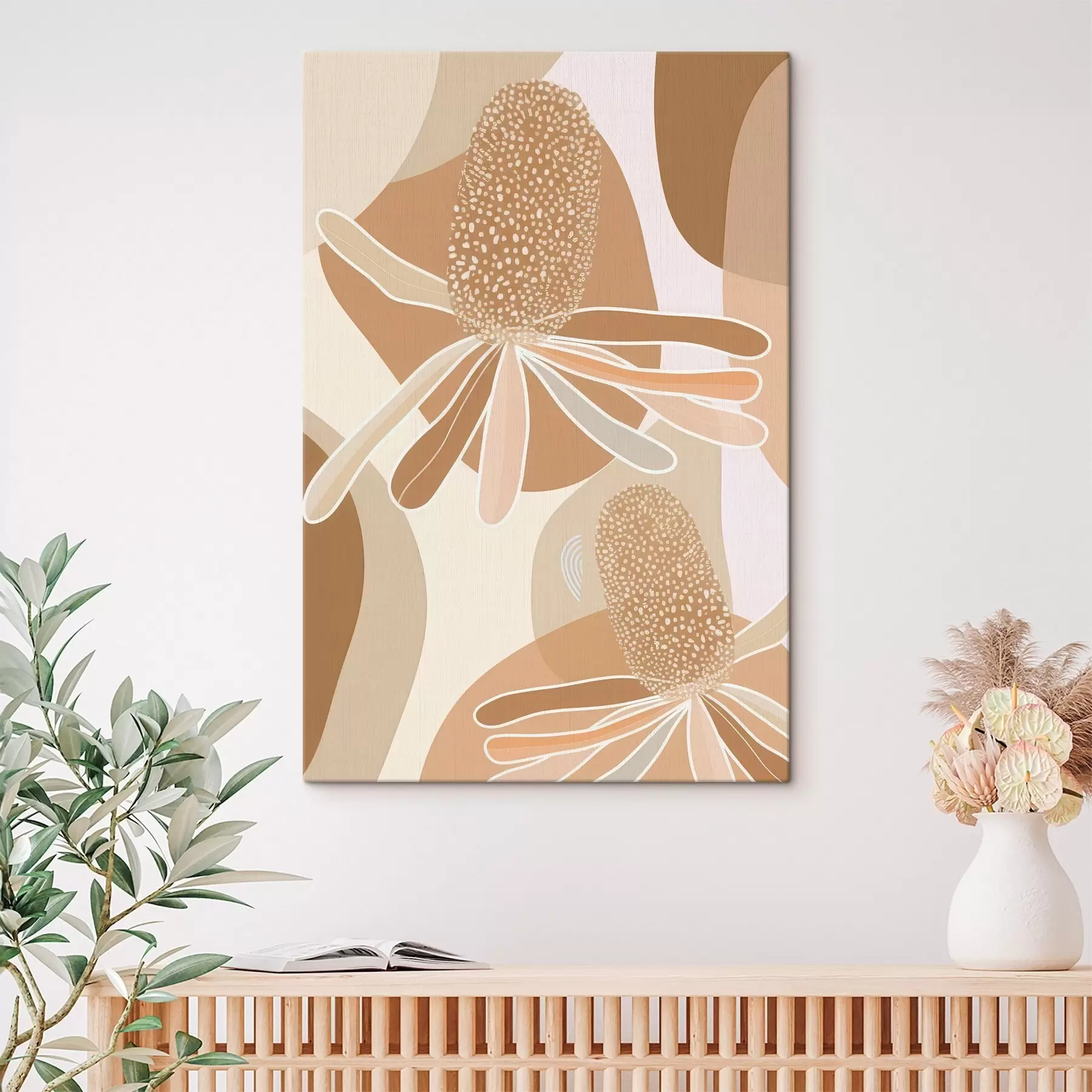 Pilt Abstraktsed protea lilled s46992