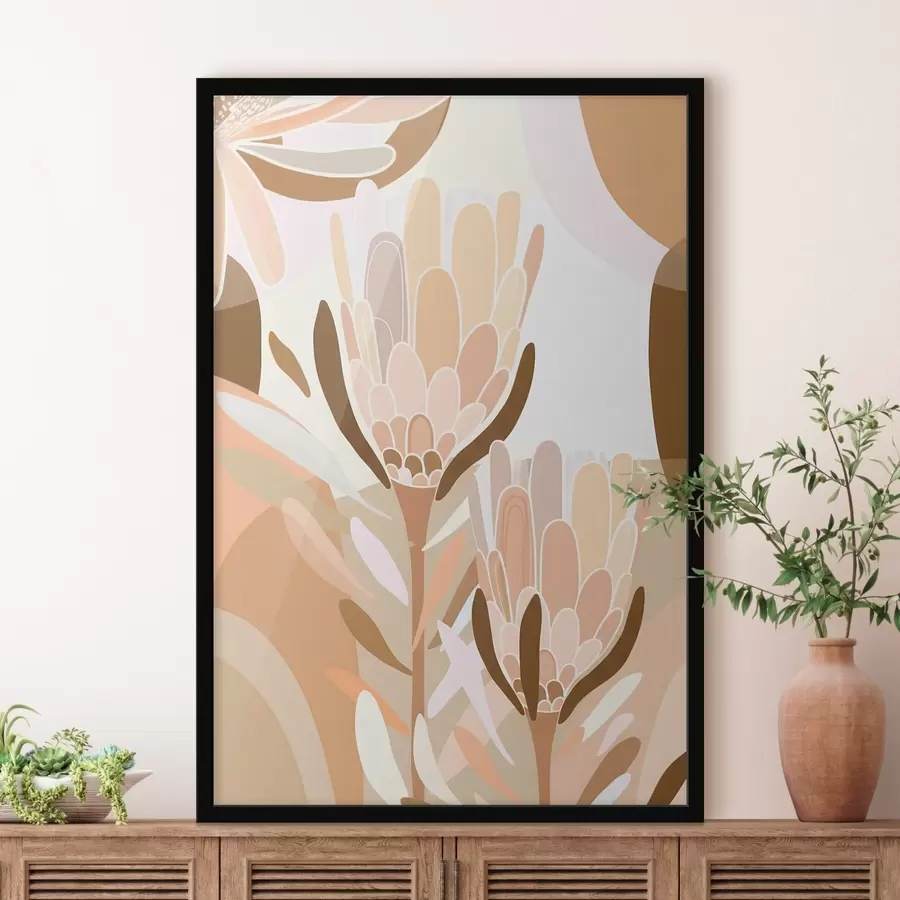 Fototapeedid Abstraktsed lilled f46991