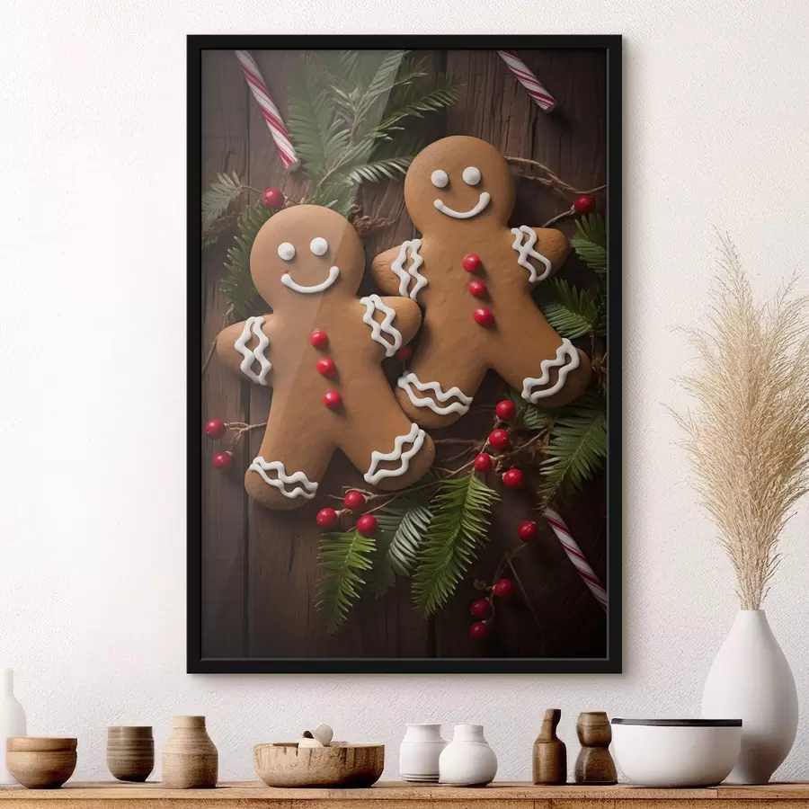 Fototapeedid Uusaasta küpsisemehed f46978