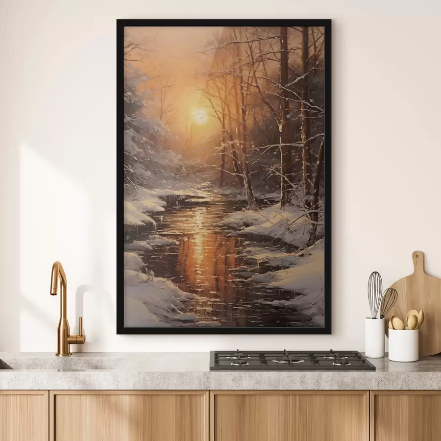 Fototapeedid Päikeseloojang f46980