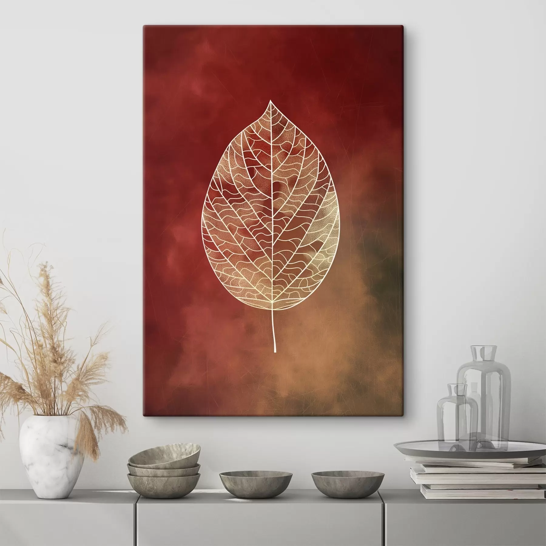 Pilt Erinevate värvidega lehed s47052