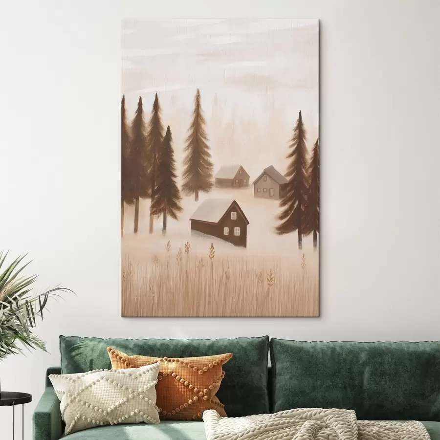 Pilt Metsas asuvad majad s47077