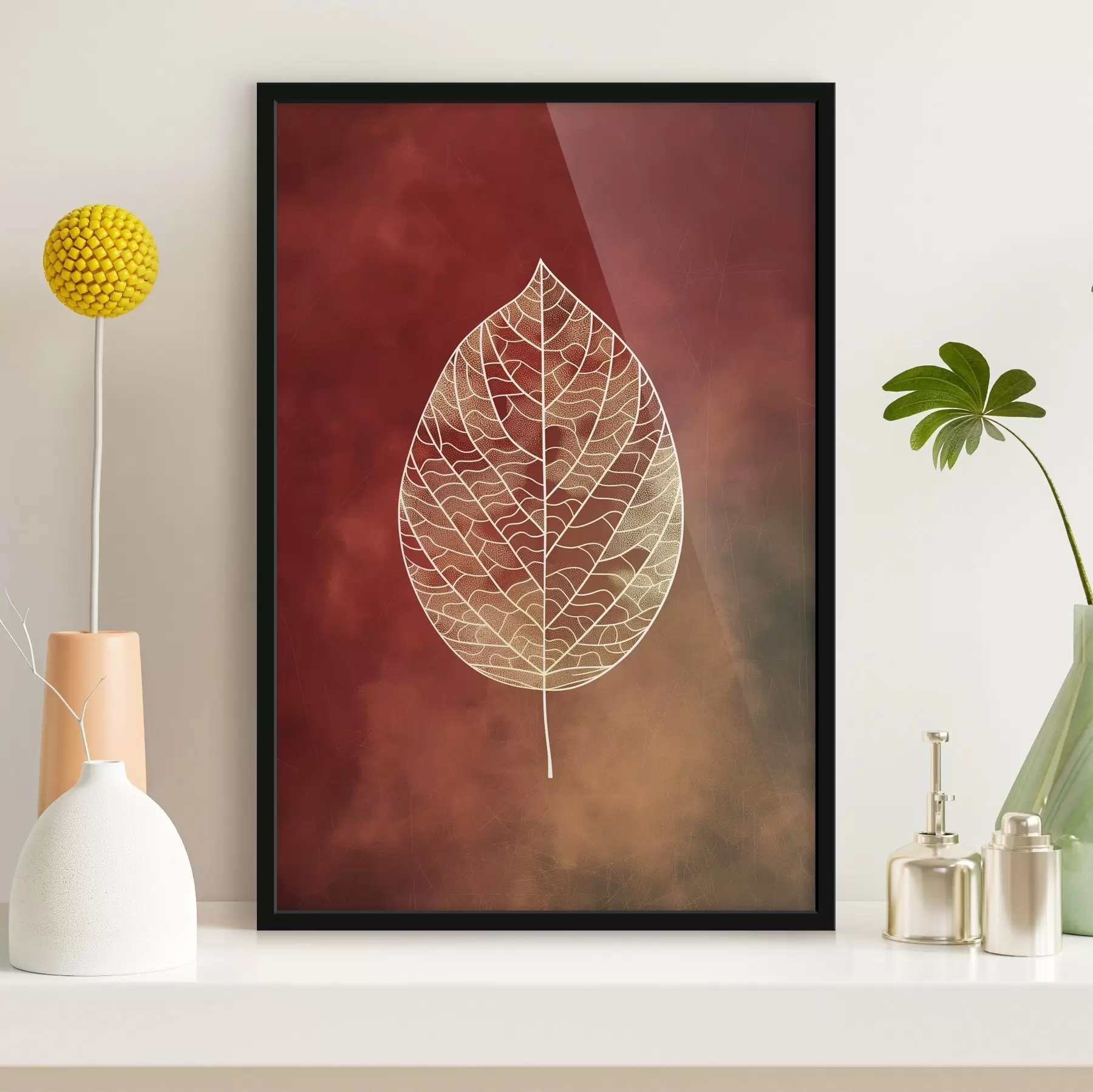 Fototapeedid Erinevate värvidega lehed f47052