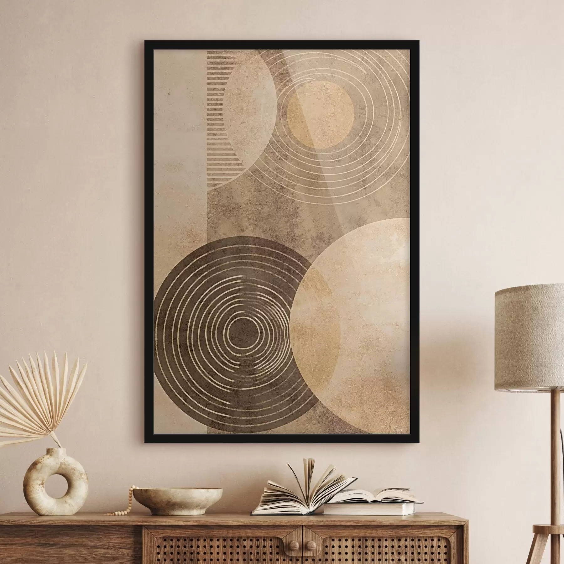 Fototapeedid Ringid neutraalsetes värvides f47082