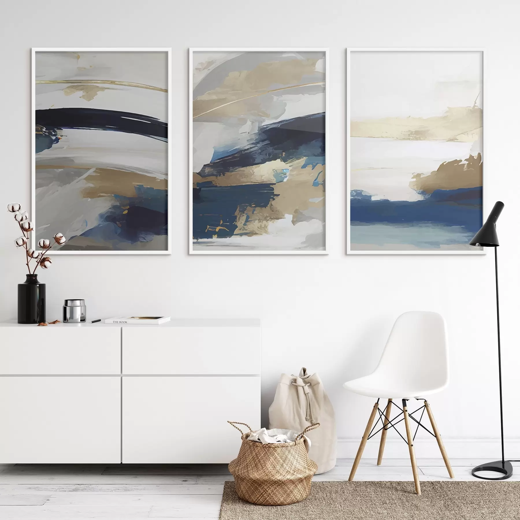 Fototapeedid Abstraktsed rahuliku selguse lained d00269