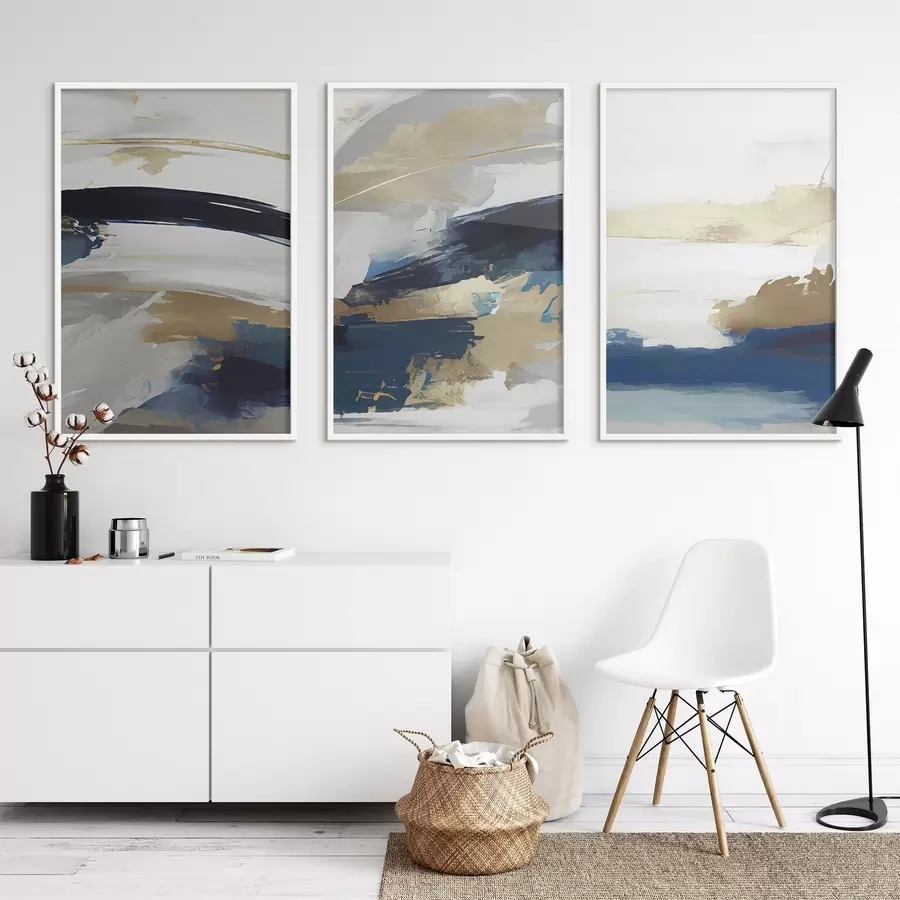 Fototapeedid Abstraktsed rahuliku selguse lained d00269