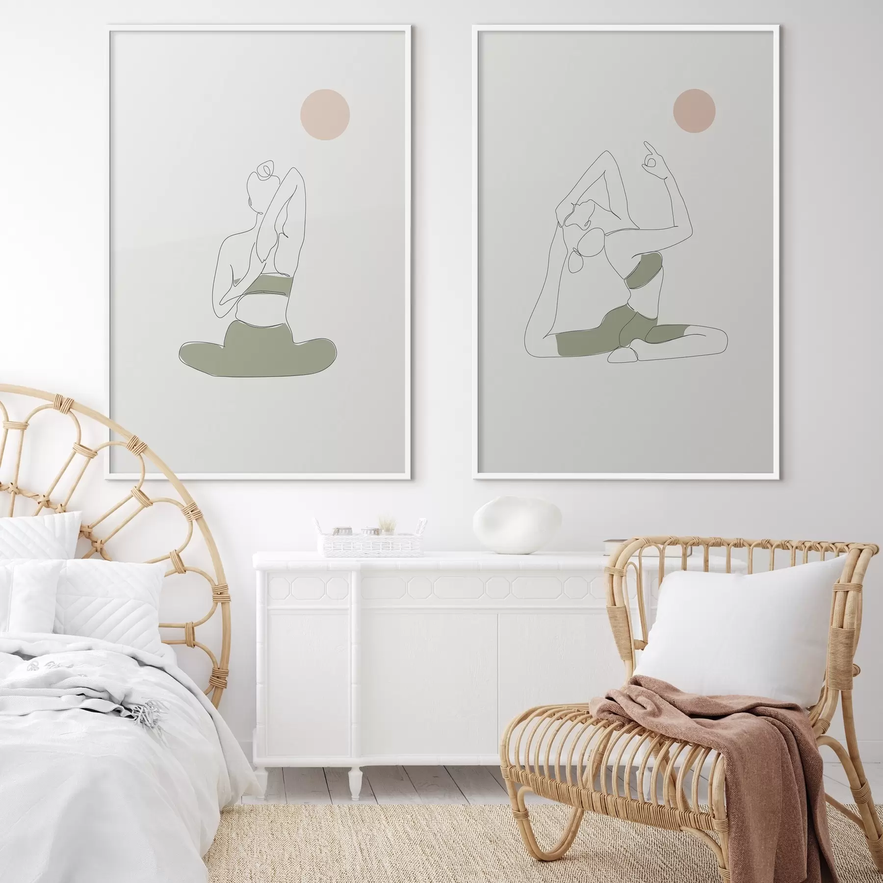 Fototapeedid Teadlikud liigutused rahulikes poosides d00300