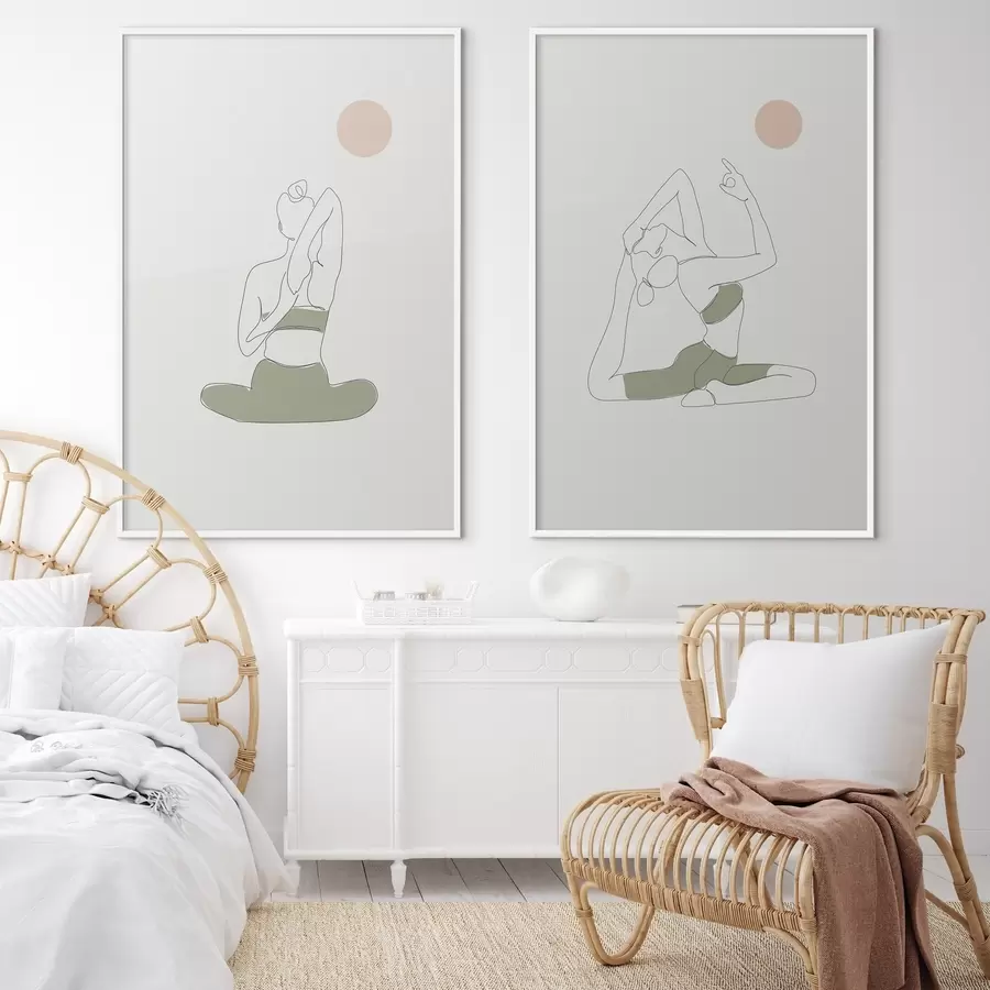 Fototapeedid Teadlikud liigutused rahulikes poosides d00300