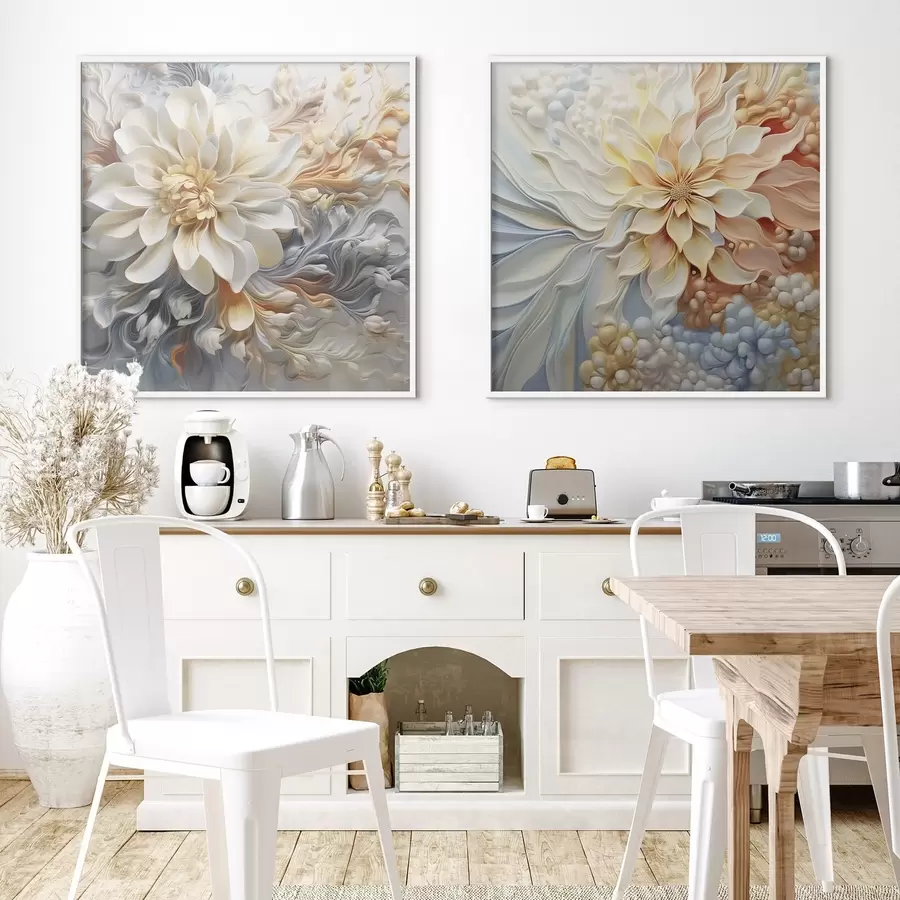 Fototapeedid Mahulised abstraktsed lilled d00379