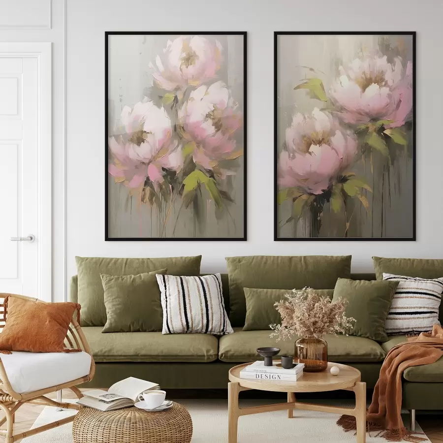 Fototapeedid Roosad pioonililled d00401