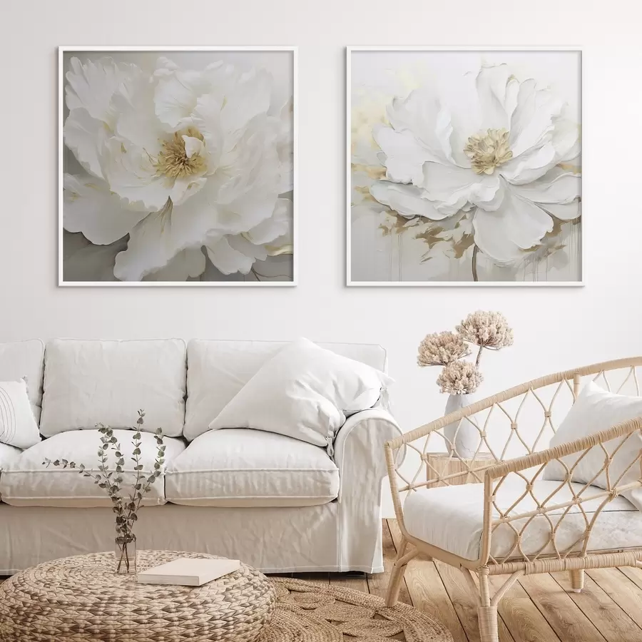 Fototapeedid Suurepärased suured heledad lilled d00424