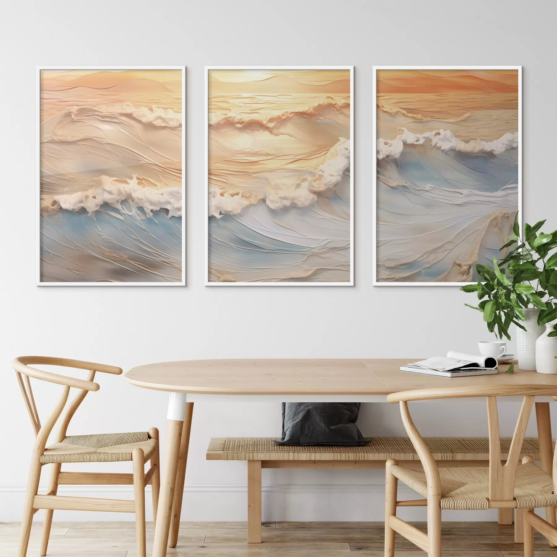 Fototapeedid Mere värvilised lained d00437