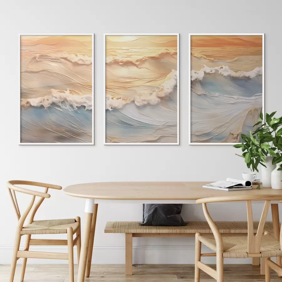 Fototapeedid Mere värvilised lained d00437