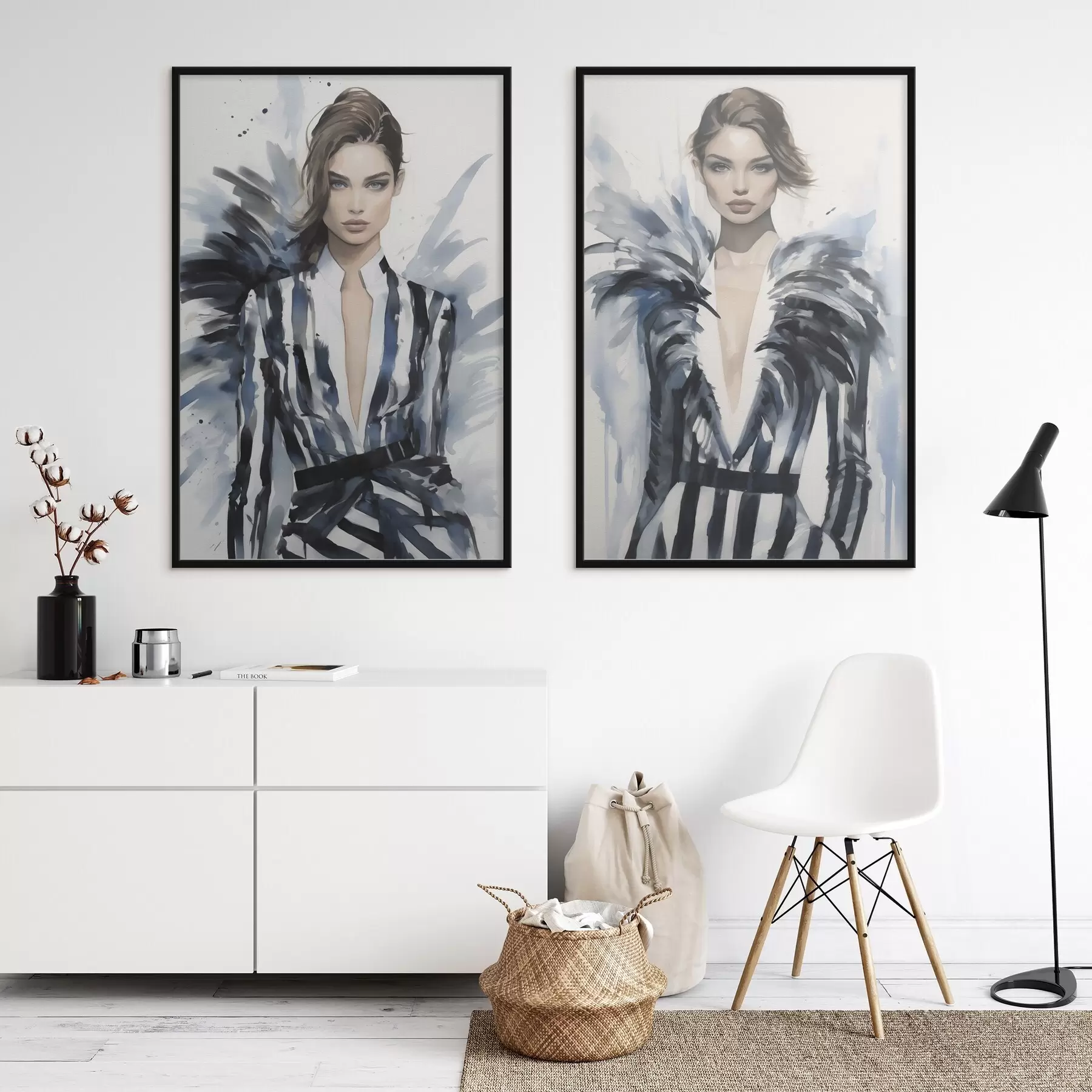 Fototapeedid Stiilsed tüdrukute mudelid d00439