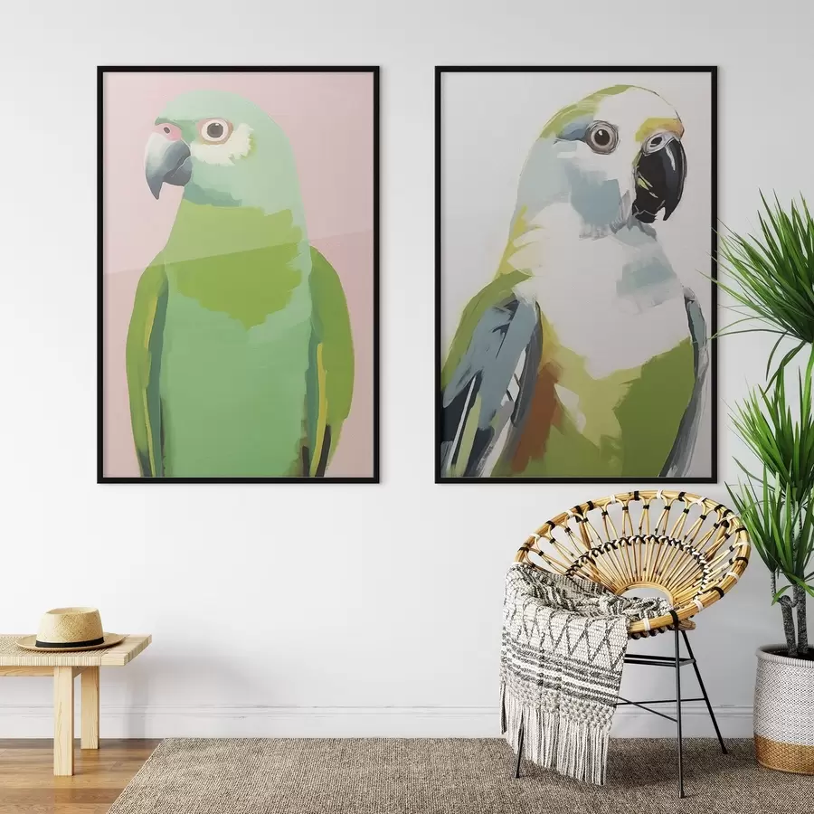 Fototapeedid Troopilised papagoid d00441