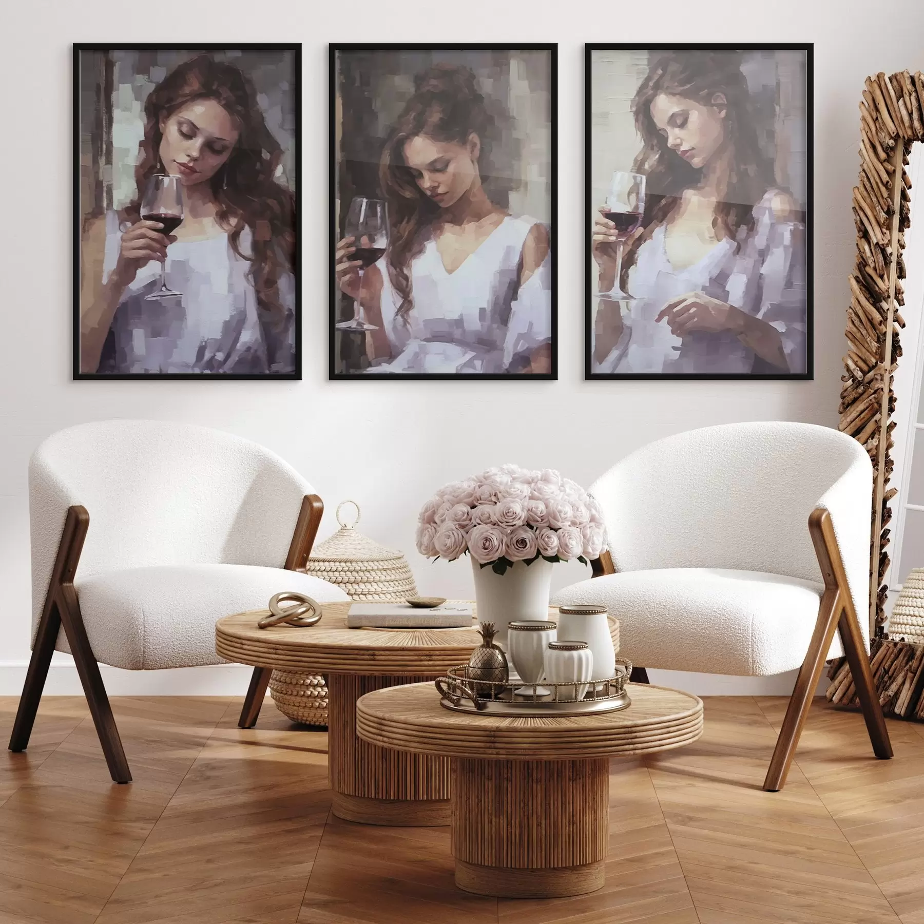 Fototapeedid Tüdrukud ja vein d00443