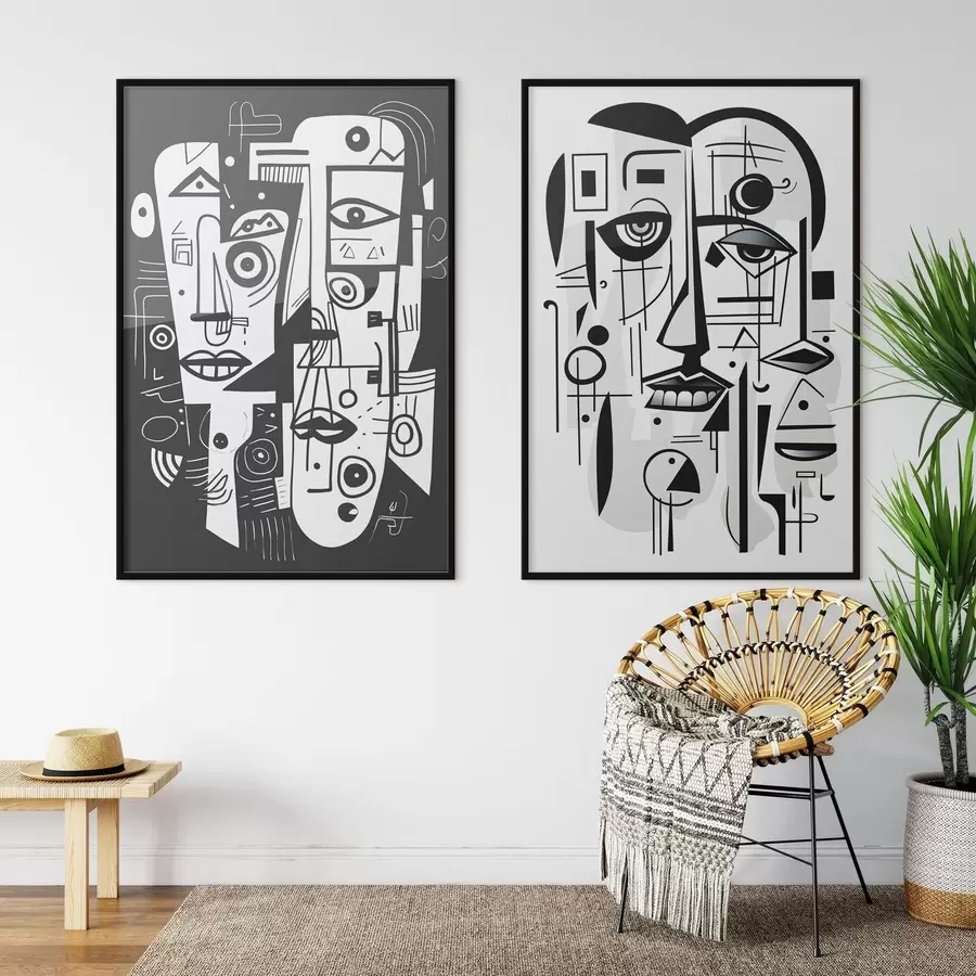 Fototapeedid Abstraktsed näod d00456