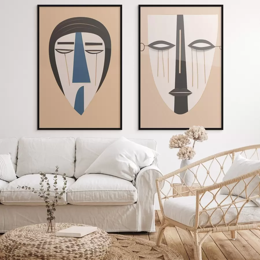 Fototapeedid Abstraktsed näod d00500