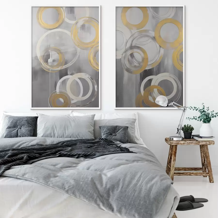 Fototapeedid Abstraktsioon ringidega d00509