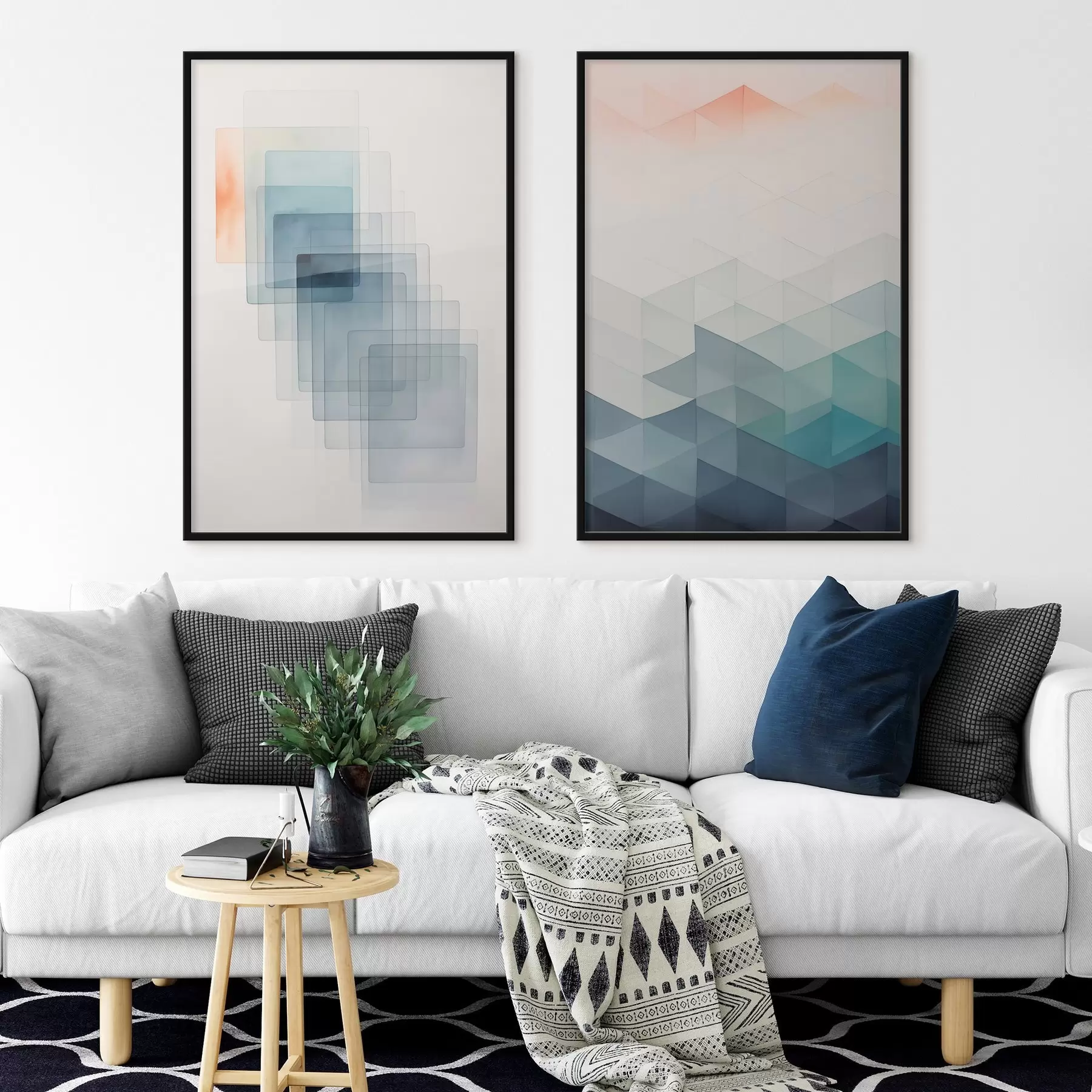 Fototapeedid Kaasaegne geomeetriline abstraktsioon d00537