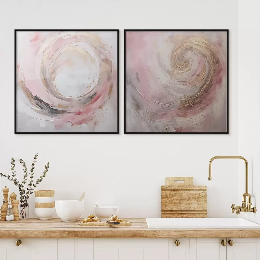 Fototapeedid Abstraktne keerisjäljend maal d01028